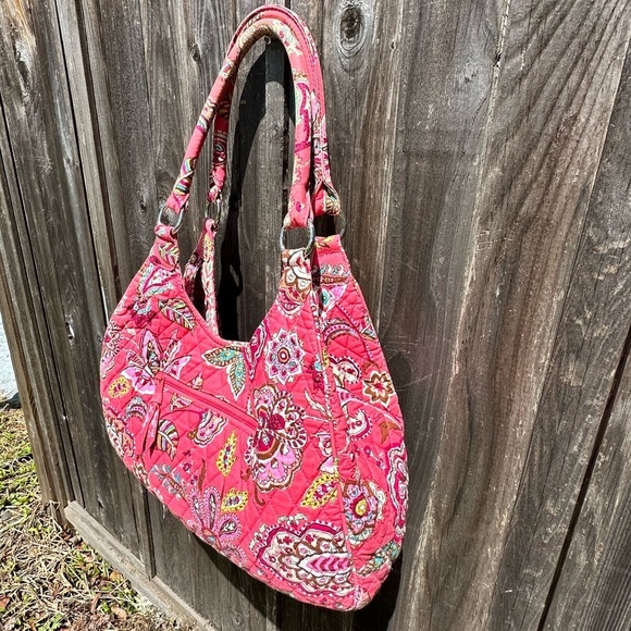 Vera Bradley Call Me Coral Hobo Bag - Picture 9 of 9